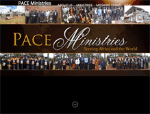 Tablet Screenshot of paceministries.org